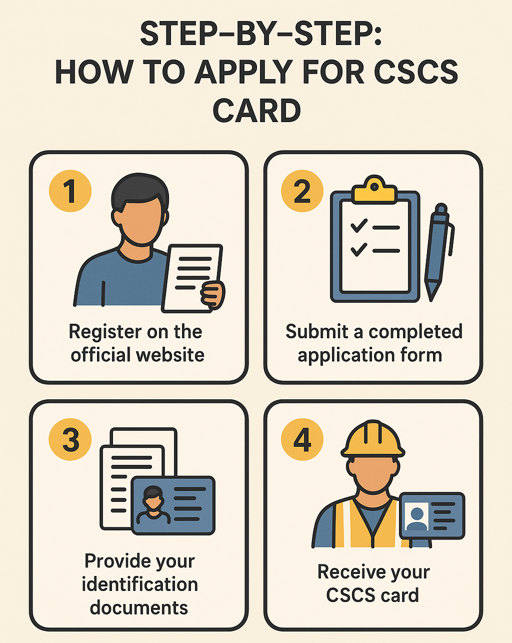 Step-by-Step: How to Apply for CSCS Card