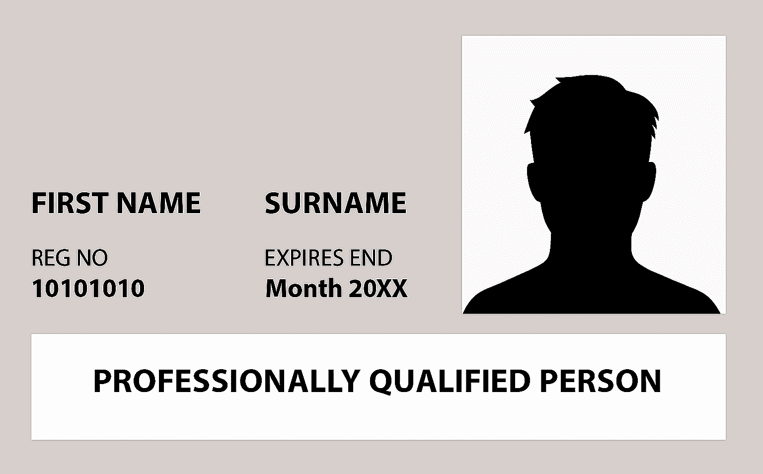 CSCS White Professionally Qualified Person Card