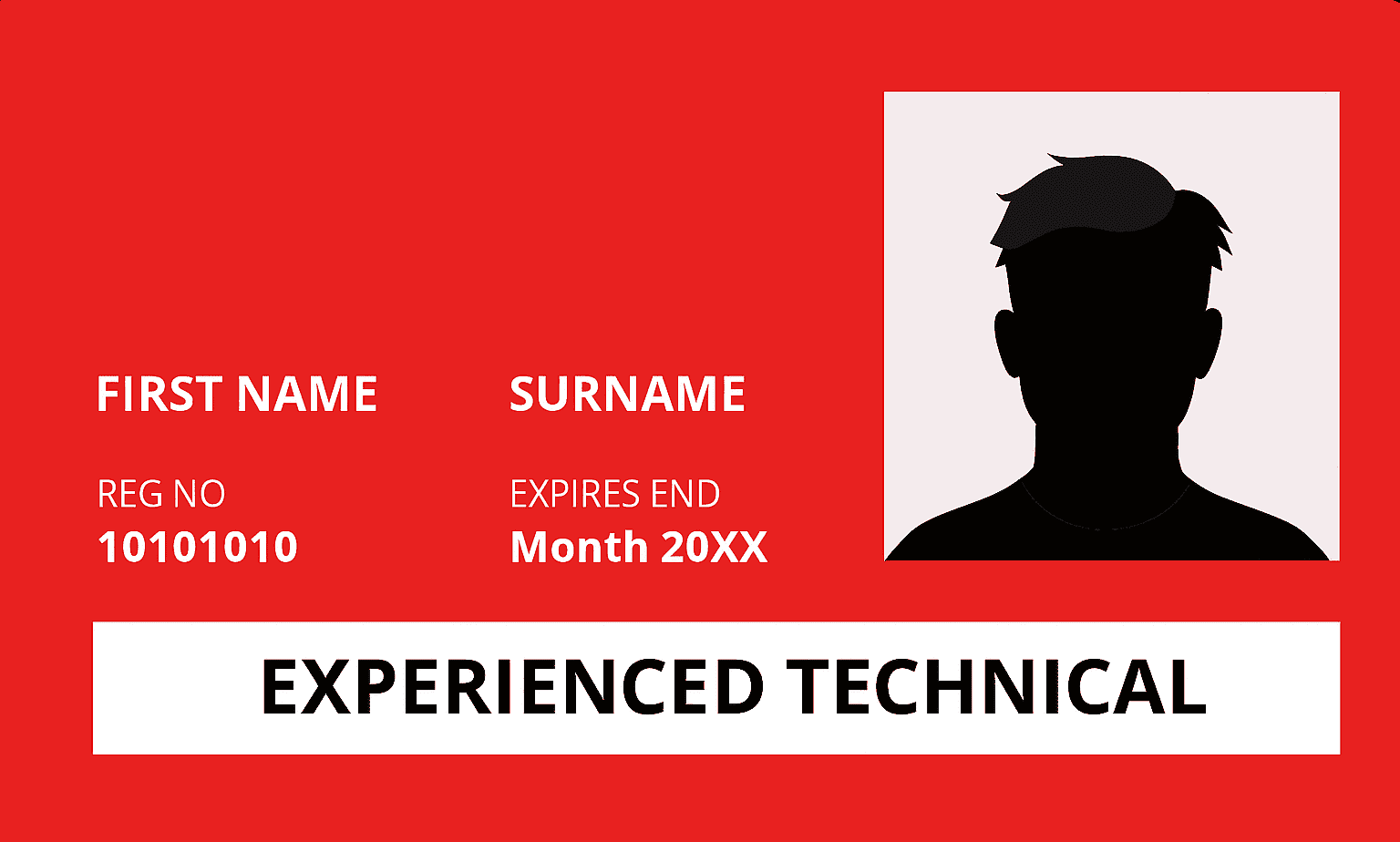 Red CSCS Experienced Technical, Supervisor or Manager card